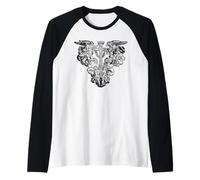 Gesù è re Missale Romanum Angeli cattolici tradizionali Maglia con Maniche Raglan