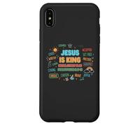 Gesù è re Rivelazione 19:16 - Filippesi 2:9-11 Bibbia Custodia per iPhone XS Max