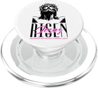 Gesù è risorto Cristiano Risorto Salvatore Fede Pasqua PopSockets PopGrip per MagSafe