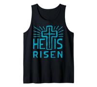 Gesù è Vivo Ha risorto Cristo Rosa dalla Pasqua Morta Canotta