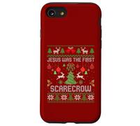 Gesù era il primo spaventapasseri brutto maglione natalizio Custodia per iPhone SE (2020) / 7/8