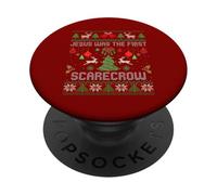 Gesù era il primo spaventapasseri brutto maglione natalizio PopSockets PopGrip Adesivo