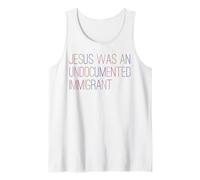 Gesù Era immigrato Senza Documenti Cristiano Uomini Donne Bambini Canotta