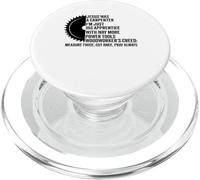 Gesù era un falegname, sono il suo apprendista Faither Christian PopSockets PopGrip per MagSafe
