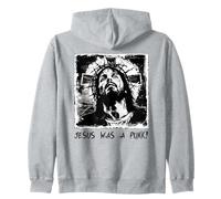 Gesù Era Un Punk!, Gesù, Punk Rock Felpa con Cappuccio