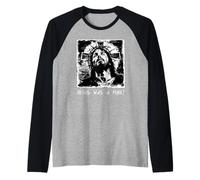 Gesù Era Un Punk!, Gesù, Punk Rock Maglia con Maniche Raglan