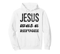 Gesù Era Un rifugiato Cristianesimo Politico Cristiano Credere Felpa con Cappuccio