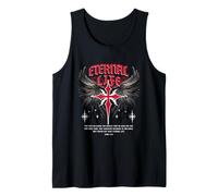 Gesù eterno Croce Gotico Punk Life Nu Goth Bibbia Verse Canotta
