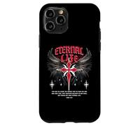 Gesù eterno Croce gotico Punk Life Nu Goth Bibbia Verse Custodia per iPhone 11 Pro