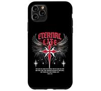 Gesù eterno Croce gotico Punk Life Nu Goth Bibbia Verse Custodia per iPhone 11 Pro Max