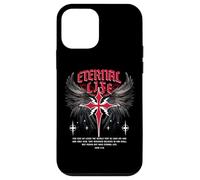 Gesù eterno Croce gotico Punk Life Nu Goth Bibbia Verse Custodia per iPhone 12 mini