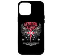 Gesù eterno Croce gotico Punk Life Nu Goth Bibbia Verse Custodia per iPhone 12 Pro Max