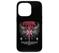 Gesù eterno Croce gotico Punk Life Nu Goth Bibbia Verse Custodia per iPhone 13 Pro