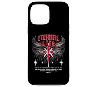 Gesù eterno Croce gotico Punk Life Nu Goth Bibbia Verse Custodia per iPhone 13 Pro Max
