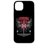 Gesù eterno Croce gotico Punk Life Nu Goth Bibbia Verse Custodia per iPhone 14 Plus