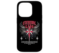 Gesù eterno Croce gotico Punk Life Nu Goth Bibbia Verse Custodia per iPhone 14 Pro