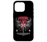Gesù eterno Croce gotico Punk Life Nu Goth Bibbia Verse Custodia per iPhone 16 Pro