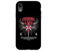 Gesù eterno Croce gotico Punk Life Nu Goth Bibbia Verse Custodia per iPhone XR