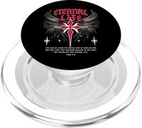 Gesù eterno Croce gotico Punk Life Nu Goth Bibbia Verse PopSockets PopGrip per MagSafe