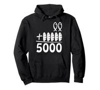 Gesù Feeds 5000 - Miracle of The Loaves And Fishes Tee Felpa con Cappuccio