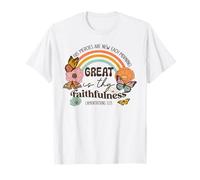 Gesù Grande è la Tua fedeltà Lamentazioni 3 23 Maglietta