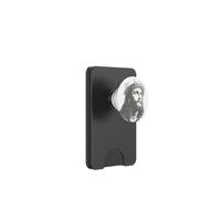 Gesù, guardando, ritratto, silhouette, cristo, è, re PopSockets PopWallet per MagSafe