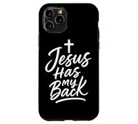 Gesù ha le spalle Fede cristiana Credente religioso Dio Custodia per iPhone 11 Pro