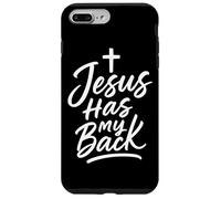 Gesù ha le spalle Fede cristiana Credente religioso Dio Custodia per iPhone 7 Plus/8 Plus