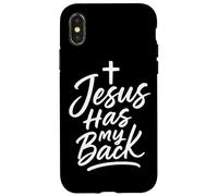 Gesù ha le spalle Fede cristiana Credente religioso Dio Custodia per iPhone X/XS