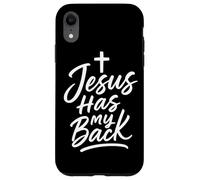 Gesù ha le spalle Fede cristiana Credente religioso Dio Custodia per iPhone XR