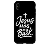 Gesù ha le spalle Fede cristiana Credente religioso Dio Custodia per iPhone XS Max