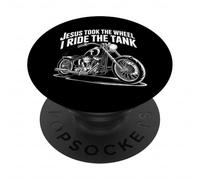 Gesù Ha Preso Il Volante Io Guido Il Serbatoio PopSockets PopGrip Adesivo