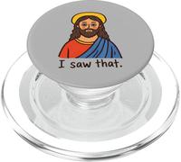 Gesù ho visto quel divertente meme cristiano PopSockets PopGrip per MagSafe