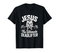 Gesù Il Deadlifter Definitivo Forza Maglietta