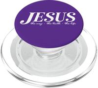 Gesù il modo in cui la verità vita uomo e donna cristiani amano Dio PopSockets PopGrip per MagSafe