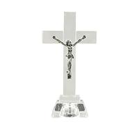 Gesù in cristallo per la statua della croce per la casa della chiesa decorazione del desktop regalo religioso per figura creativa ornamento artigianale