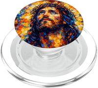 Gesù, incoronato, in, light., vendemmia, stile, arte, impressionistic PopSockets PopGrip per MagSafe