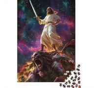 Gesù Jigsaw Puzzle in Legno 1000Pcs Collection Adulti E Ragazzi Festa Aziendale Idea Per Uomo E Donna 1000pcs (75x50cm)