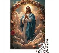 Gesù Jigsaw Puzzle in Legno 1000Pcs Collection Adulti E Ragazzi Giochi Idea Per Uomo E Donna 1000pcs (75x50cm)