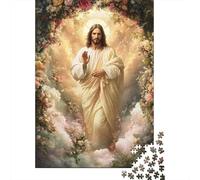 Gesù Jigsaw Puzzle in Legno 1000Pcs Collection Adulti E Ragazzi Mani Sul Gioco Per Amore E Amico 1000pcs (75x50cm)