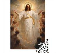 Gesù Jigsaw Puzzle in Legno 1000Pcs Collection Divertimento Per Adulti Giochi Idea Per Uomo E Donna 1000pcs (75x50cm)