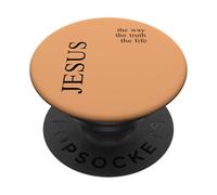 Gesù La Via La Verità La Vita Versi Bibbia PopSockets PopGrip Adesivo