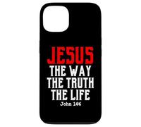 Gesù La Via Verità Vita Giovanni 14:6 Bibbia Cristiana Versetto Dio Custodia per iPhone 13