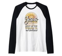 Gesù Luce del Mondo Maglia con Maniche Raglan