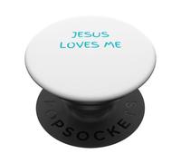 GESÙ MI AMA Abbi fede in Lui PopSockets PopGrip Adesivo