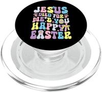 Gesù muore per te e io Buona Pasqua Cristiana Resurrezione PopSockets PopGrip per MagSafe