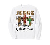 Gesù Natale Uomini cristiani & Donne Che Amano Dio Cristo Felpa