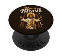 Gesù nato per essere risorto Vita eterna Resurrezione cristiana PopSockets PopGrip Adesivo