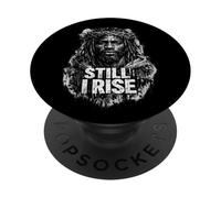 Gesù Nero Corona di spine, Gesù PopSockets PopGrip Adesivo