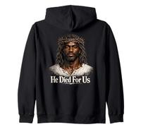 Gesù Nero, Cristianesimo, Chiesa, Cristo, Gesù Felpa con Cappuccio